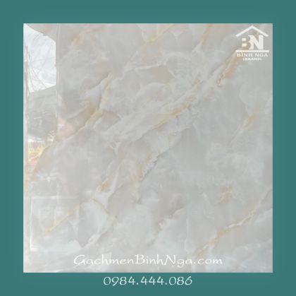 Gạch bóng kiếng 60x60 cao cấp vân vàng marble BNY17019E10