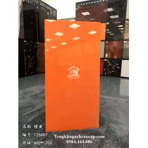Gạch đơn sắc 60x120 bóng kiếng màu đỏ đô