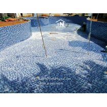 Gạch Mosaic gốm men hoa ốp hồ bơi đẹp 