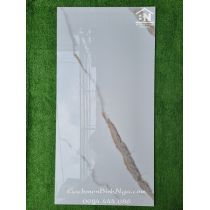 Gạch 60x120 bóng kính cao cấp vân marble đậm Ấn độ