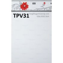 Gạch dán tường 25x40 bông đỏ giá rẻ TPV31 (2)