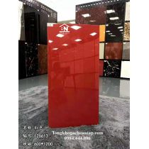 Gạch đơn sắc 60x120 bóng kiếng màu đỏ đô