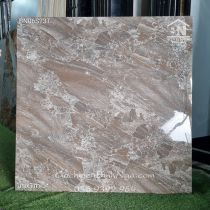 Gạch Granite CMC 100x100 vân đá nâu men kim cương bóng 06S2