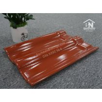 Ngói tráng men bóng Iris Catalan màu đỏ 1805