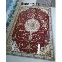 Thảm trang trí phòng khách đẹp khắc vàng