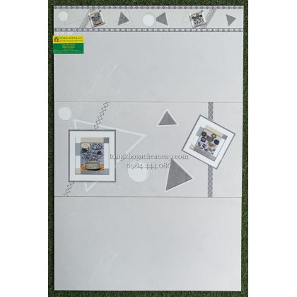 Gạch dán tường 30x60 màu trắng xám đẹp rẻ nhất 