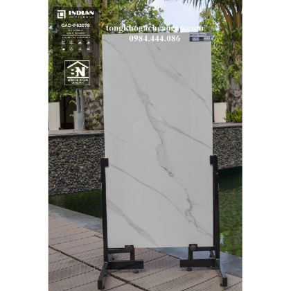 Đá bóng kiếng 60x120 trắng vân mây P62078 