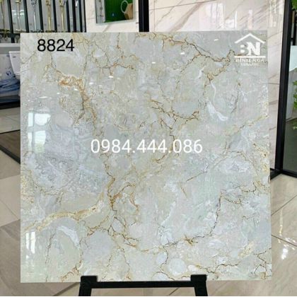 Mẫu gạch 80x80 đá bóng kiếng bề mặt khắc kim 