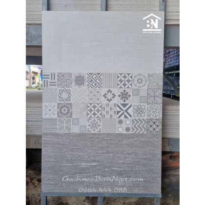 Gạch men mờ 30x60 vân gỗ xám cổ 