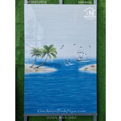 Gạch dán tường toilet 30x60 màu xanh nước biển BNT3647LPE10 