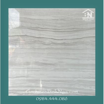 Gạch lát nền bóng kiếng 60x60 vân gỗ xám trắng BNY69258E10 