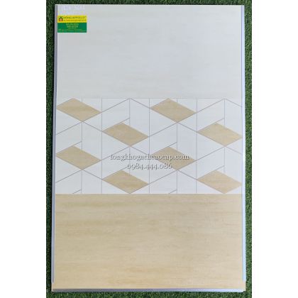 Mẫu gạch ốp tường 30x60 men mờ màu vàng mới nhất 