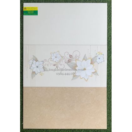 Gạch 30x60 tasa dán phòng khách màu vàng đậm 