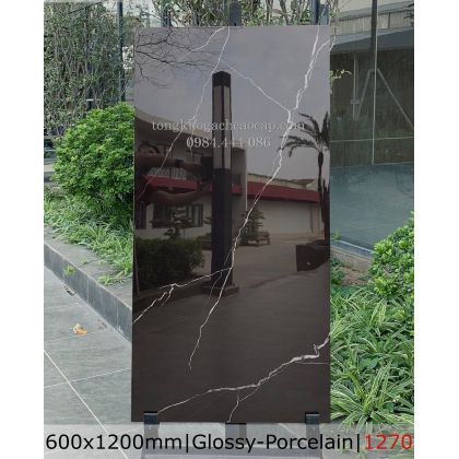 gạch 60x120 đen vân trắng bóng kiếng cao cấp HCM 