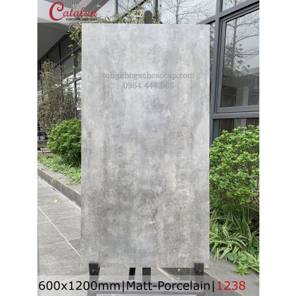 Gạch 60x120 mờ nhám màu xi măng 