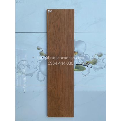 Gạch vân gỗ 15x60 Prime vân gỗ hồng đào 510 