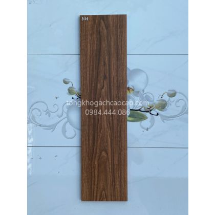 Gạch gỗ 15x60 Prime giá rẻ màu nâu đậm 511 