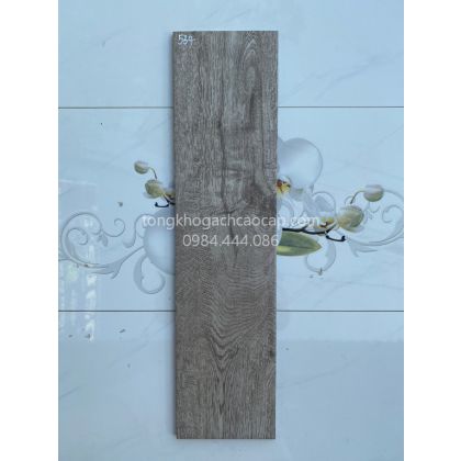 Gạch 15x60 Prime vân gỗ màu xám 9534 
