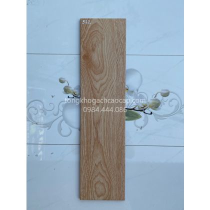 Gạch 15x60 Prime vân gỗ vàng nhạt 