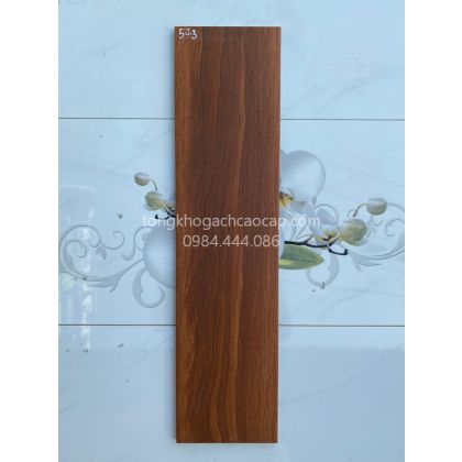 Gạch vân gỗ 15x60 màu gỗ sồi đỏ 9543 
