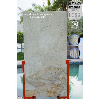 Gạch lát nền cao cấp Ấn độ 60x120 vân đá Az62018 