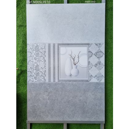 Bộ gạch dán tường 30x60 men mờ màu xám BNT.N005LPE10 