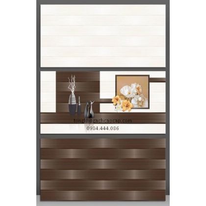 bộ gạch ốp 30x60 catalan màu nâu sọc 3628-30 