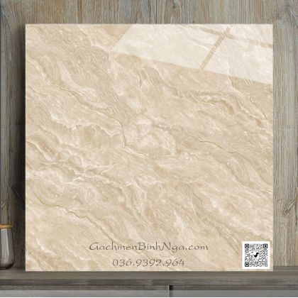 Đá bóng kiếng 80x80 vân vàng giả khắc kim 95004 Sale  