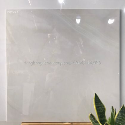 Đá bóng kiếng trắng vân mây cao cấp Ấn Độ 119TT 