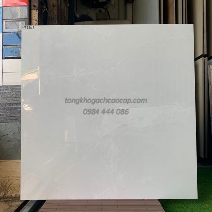Đá bóng kiếng viglacera 80x80 màu ghi vân đá sang trọng 8809 
