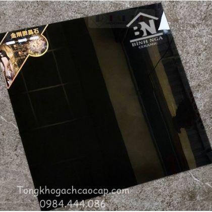 Gạch 100x100 Trung Quốc bóng kiếng đen toàn phần 