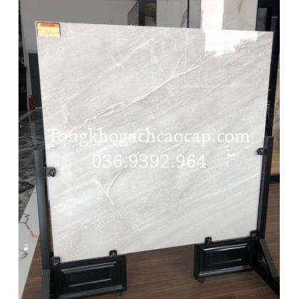 Gạch lát nền 120x120 Ấn Độ màu xám ghi 