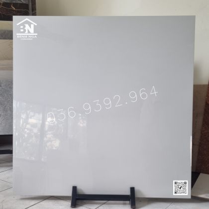 Gạch 100x100 trắng trơn bóng kiếng toàn phần giá rẻ 
