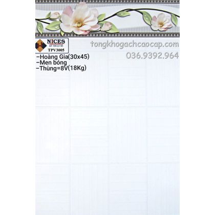 Gạch 30x45 ốp tường giá rẻ Phước Thạnh Củ Chi 