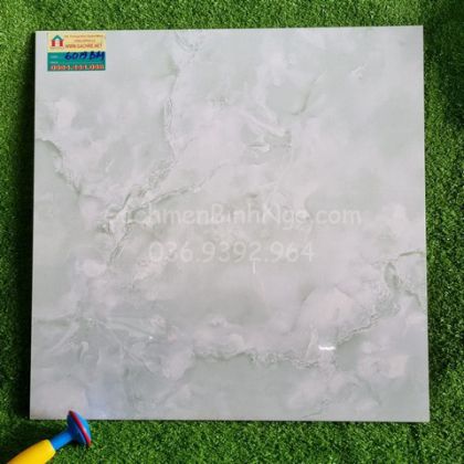 Gạch 60x60 bóng kiếng toàn phần xanh ngọc thạch BN6019 