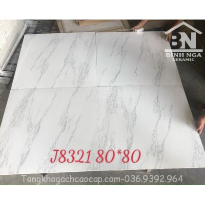 Gạch 80x80 bóng kiếng nhũ kim Trung Quốc giá rẻ 8321 
