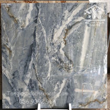 Gạch bóng kiếng 80x80 khắc kim mẫu mới  