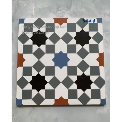 Gạch bông cổ điển 30x30 giá rẻ 3021 
