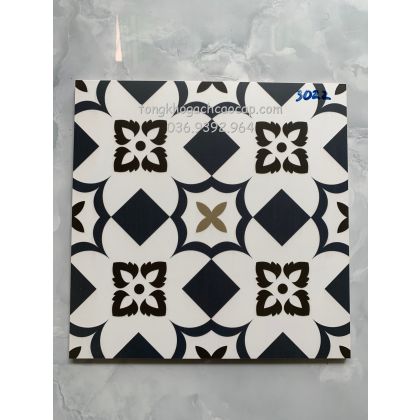 Mẫu gạch bông đẹp giá rẻ 30x30 3022 