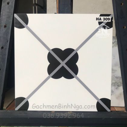 Gạch bông 30x30 HA309 hoa văn cổ điển giá rẻ 