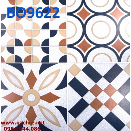 Gạch bông 30x30 prime hoa văn cổ điển 