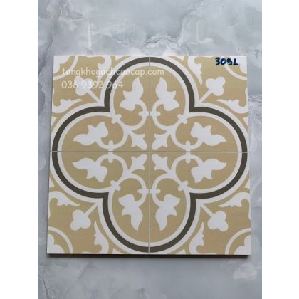 Gạch bông rau muống 30x30 giá rẻ 3091 
