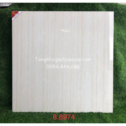 Gạch bóng kiếng 80x80 cao cấp màu xám nhạt 