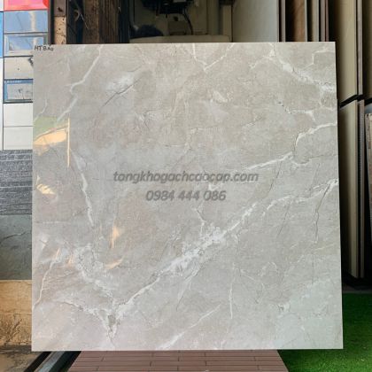 Gạch bóng kiếng 80x80  cao cấp viglacera màu xám ghi vân đá 8811 