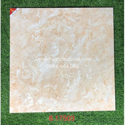 Gạch bóng kiếng 80x80 lát nền cao cấp vân đá màu vàng 