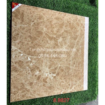 Gạch bóng kiếng cao cấp 80x80 Prime nhện nâu 