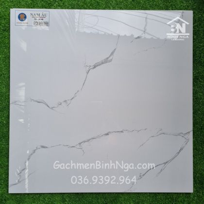 Gạch bóng kiếng trắng khói xám 60x60 6160 