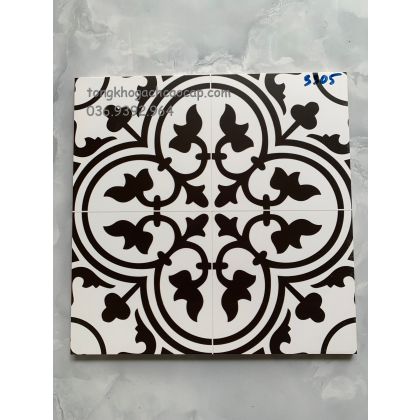 Gạch bông trang trí quán cà phê đẹp 30x30 3305 