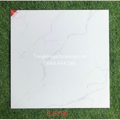 Gạch cao cấp 80x80 Prime trắng vân mây 