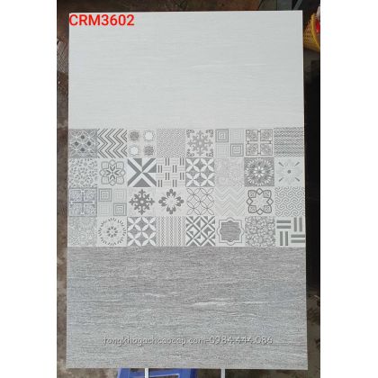 Gạch dán 30x60 hoa văn cổ điển CRM3602 